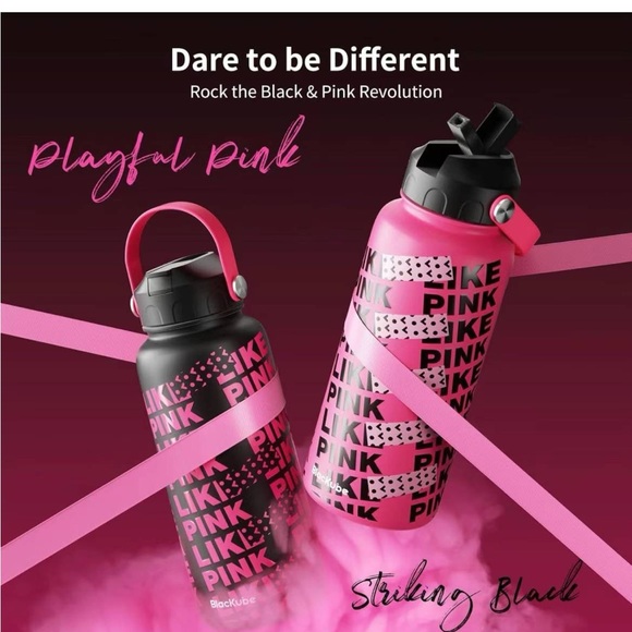 Blackube Straw Water Bottle, 1800ml Vacuum Double Wall Sports Bottle - Picture 8 of 8